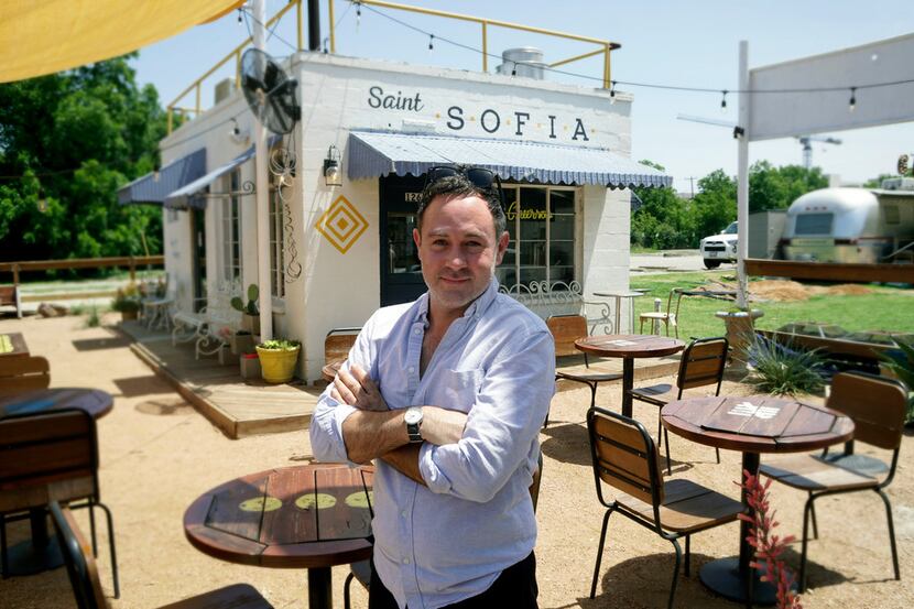 Saint Sofia's owner Tyler Casey at his shop in Fort Worth, Texas on Saturday, June 29, 2019....