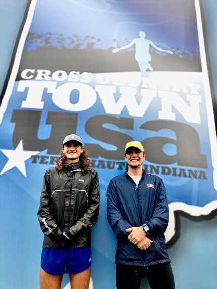 Trace Greer traveled across the country to support his brother Judson's running career....