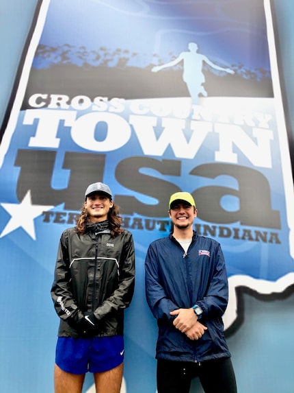 Trace Greer traveled across the country to support his brother Judson's running career....