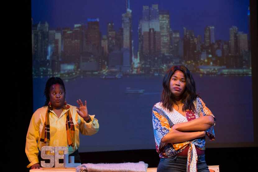 Maggie Simmons Ward (left) and Jaquai Wade Pearson in Single Black Female, presented by Soul...