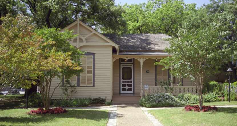 The O. Henry House and Museum in Austin was originally built at 308 E. Fourth Street in 1886.