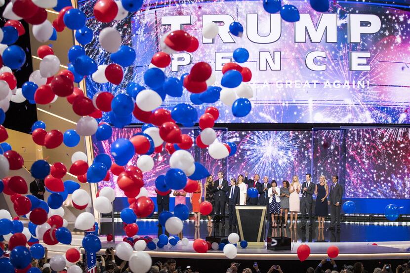 At the GOP National Convention in Cleveland.