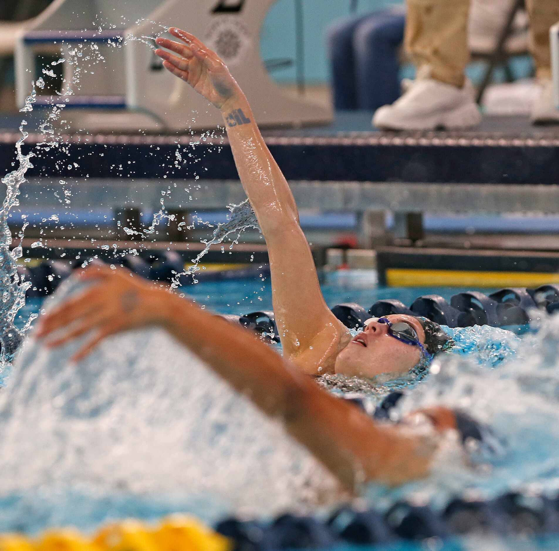 Southlake Carrol's Corbyn Cormack in 200 Yard IM. UIL Girls 6A Finals on Monday, March...