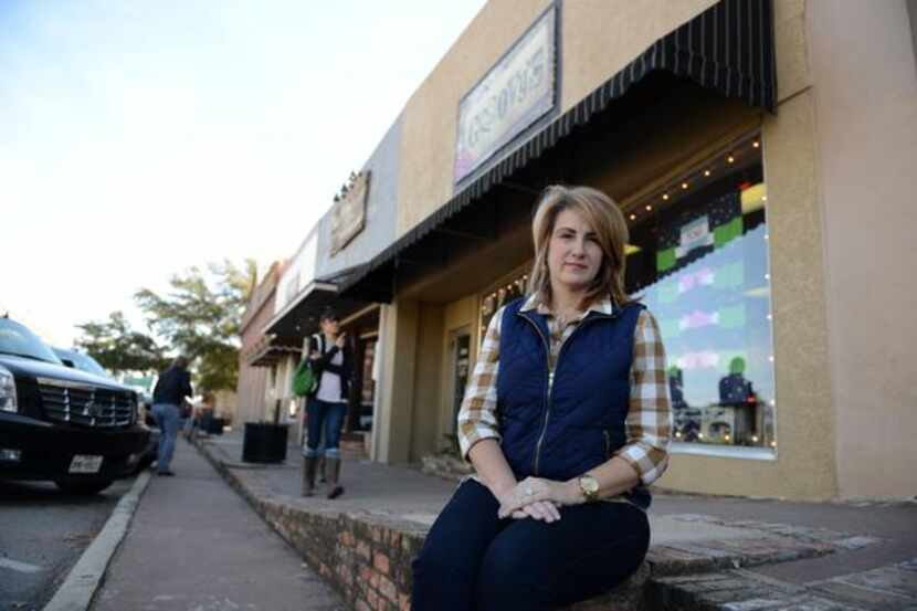 
Christi Foster, owner of Groovy's in downtown Rockwall and president of the Rockwall...