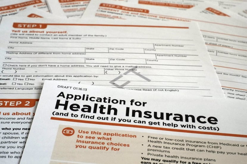 A draft copy of the  Health and Human Services Department form to apply for low-cost...