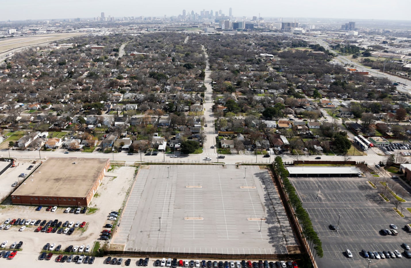 The city leases an empty parking lot in the 2200 block of Burbank Street in Dallas near...