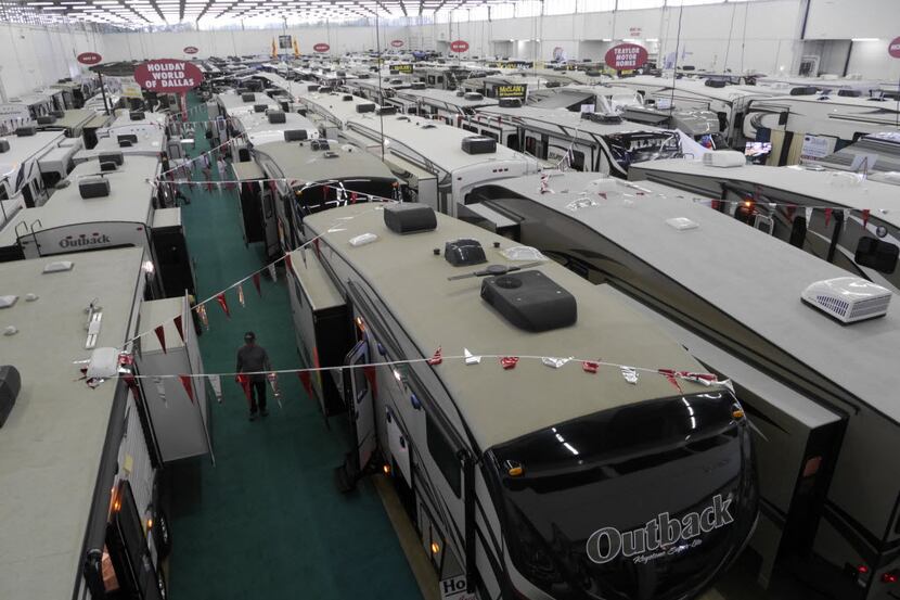 Wall to wall trailers, motor homes, and campers of all sizes and prices at the Southwest RV...