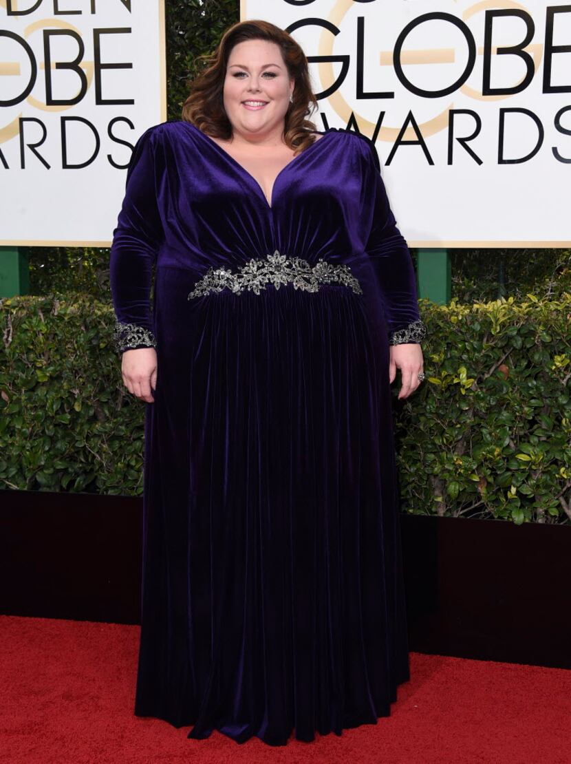 Chrissy Metz at the 74th annual Golden Globe Awards