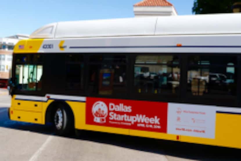  A DART bus struck a Dallas sheriff's vehicle Wednesday, injuring four. (File photo/The...