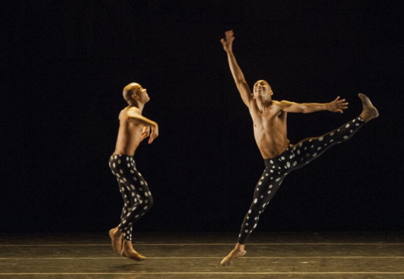 Members of Grupo Corpo, choreographed by Brazilian Rodrigo Pederneiras, performed ...