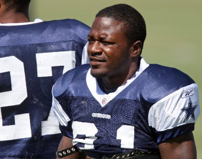 ORG XMIT: *S194D9662* Taken 10/09/2008 --  135572 --Dallas CB Adam "Pacman" Jones is...