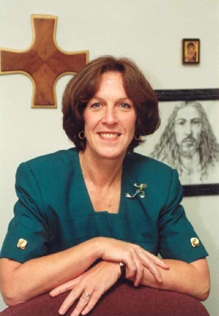 Catholic Diocese of Dallas Bishop Edward J. Burns announced Mary Edlund's retirement in a...