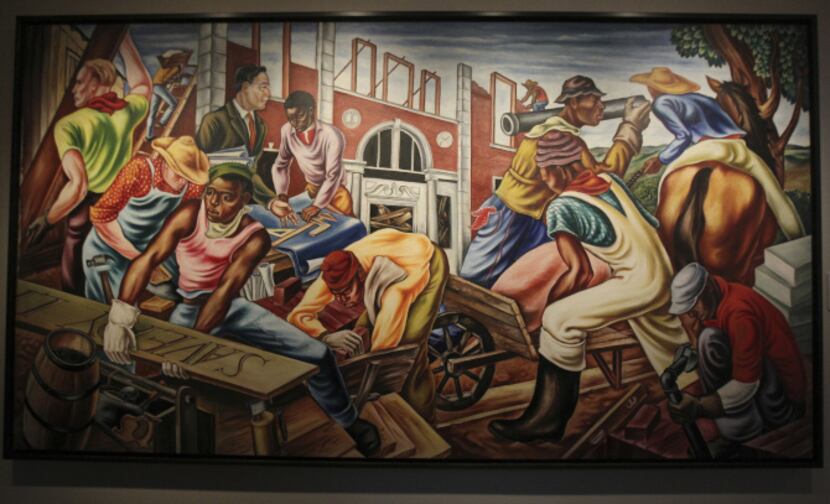 The Talladega murals, which are considered Hale Woodruff's greatest artistic achievement,...