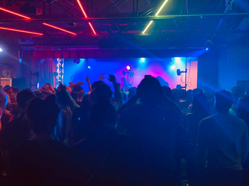 Dan Deacon performs at Deep Ellum Art Co. on Sunday, March 8 in Dallas, Texas.