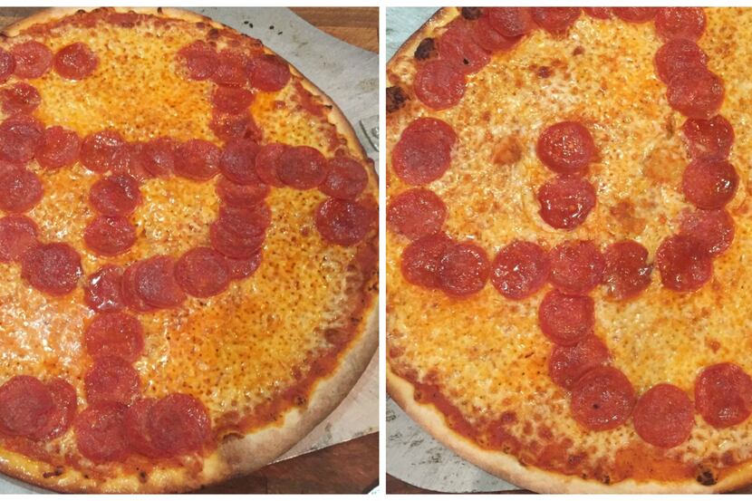 Greenville Avenue Pizza Company is onto something with the pepperoni pizzas spelling team...