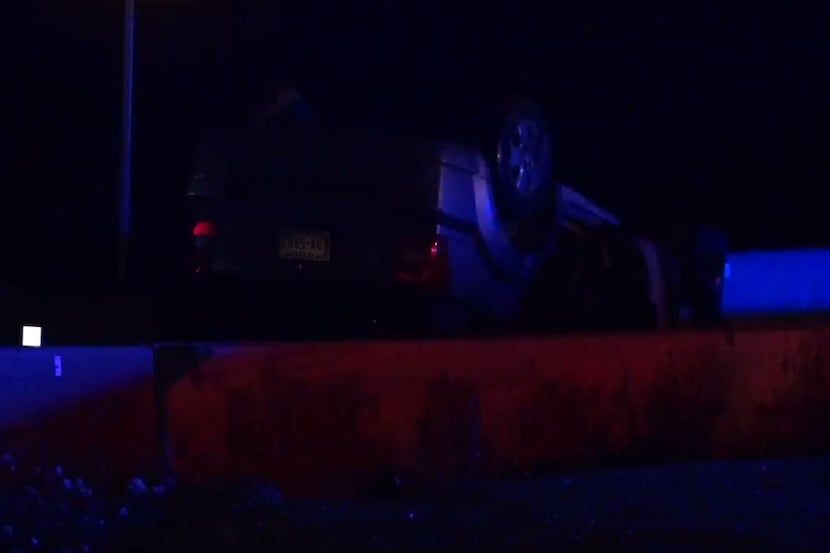 An image from footage captured at the scene by Metro Video Dallas/Fort Worth.