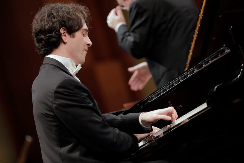 Leonardo Pierdomenico performed with conductor Nicholas McGegan and the Fort Worth Symphony...