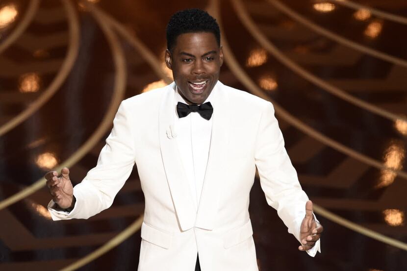 Chris Rock was poignant but safe at the Academy Awards on Feb. 28, 2016.