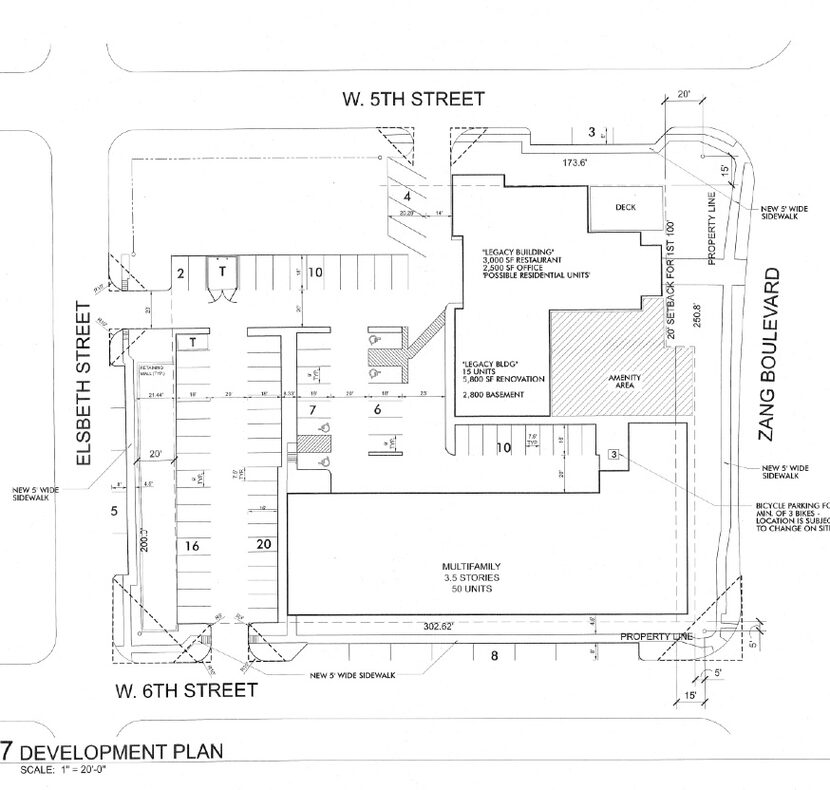  A new apartment building will be constructed next door to the church which will be...