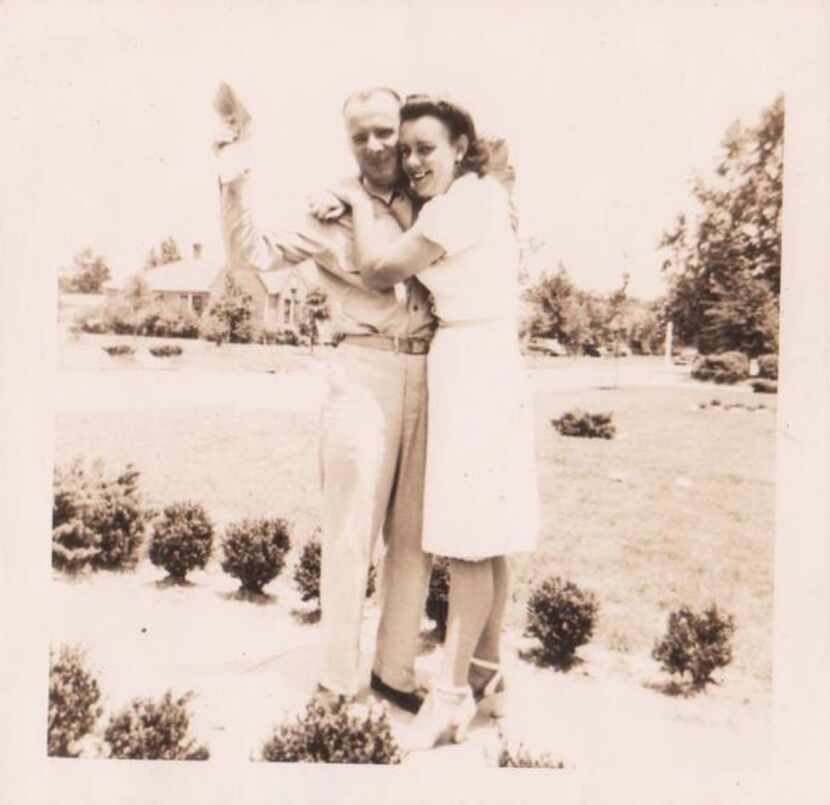 Paul and Dorothy Fouts  pose for a snapshot in the early 1940s.
