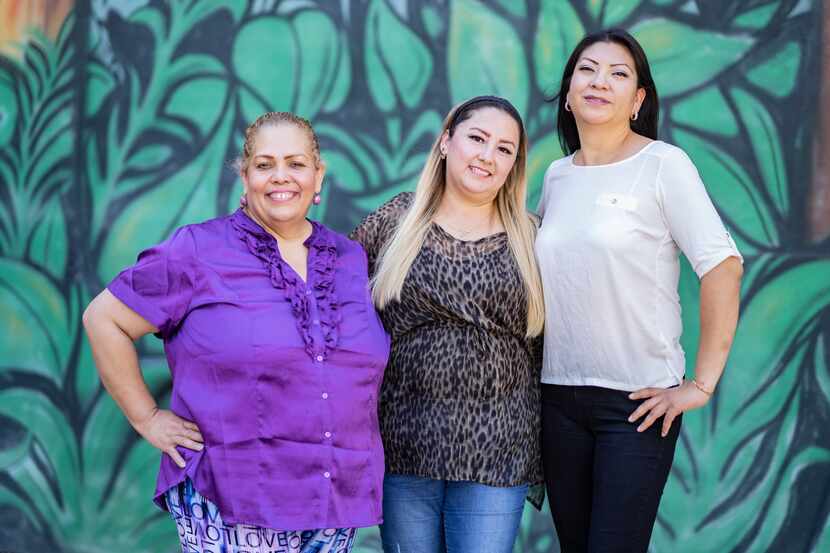 Claudia Warren (izq.), Fátima Fernández (centro) y Yohana Barboza (der.) serán reconocidas...