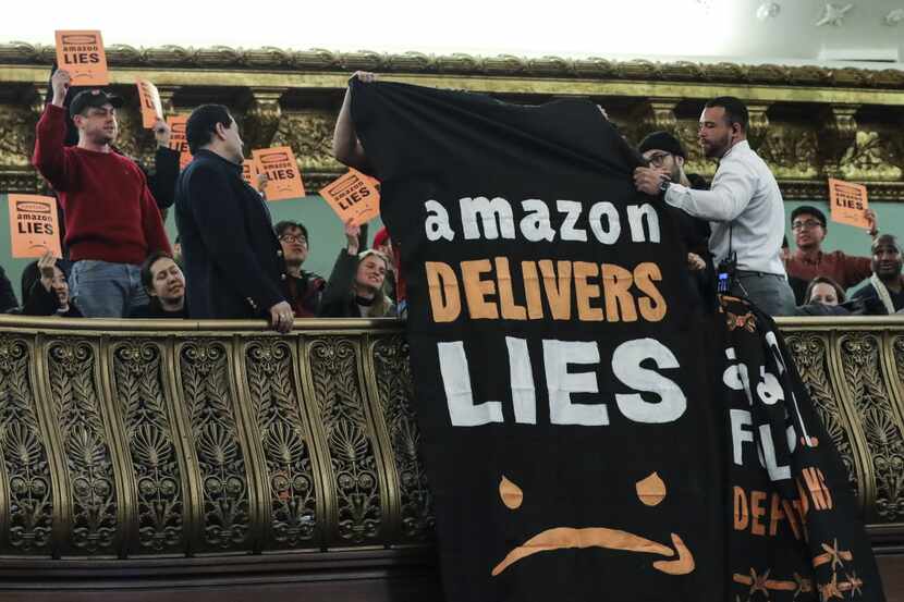 Grupos comunitarios de Queens rechazaron la llegada de Amazon porque creen que acelerará el...