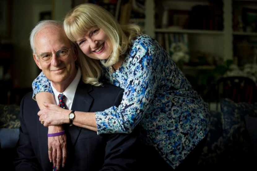 This photo of Bill Bryan and his wife, Corinne, was taken shortly before Easter Sunday, 2017.  