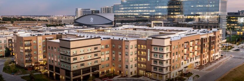 The Cadence apartments are near the Dallas Cowboys' Star development in Frisco.