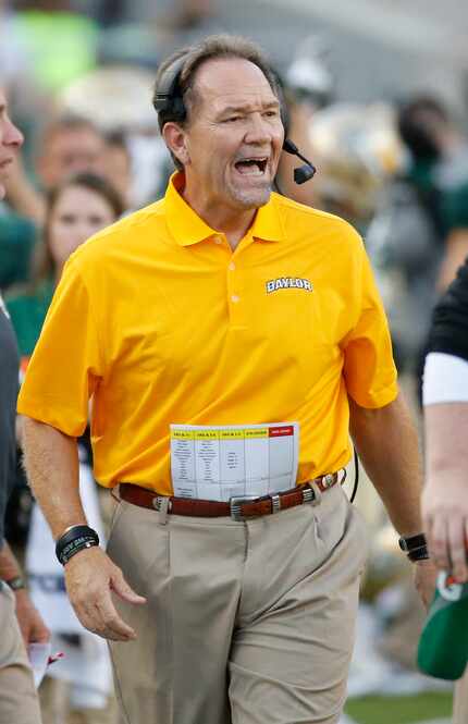 Former Baylor defensive coordinator Phil Bennett at a 2016 game at McLane Stadium in Waco..