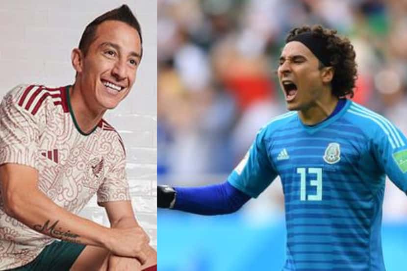 Andrés Guardado (izq) y Guillermo Ochoa jugarán en Qatar su quinto Mundial con la selección...