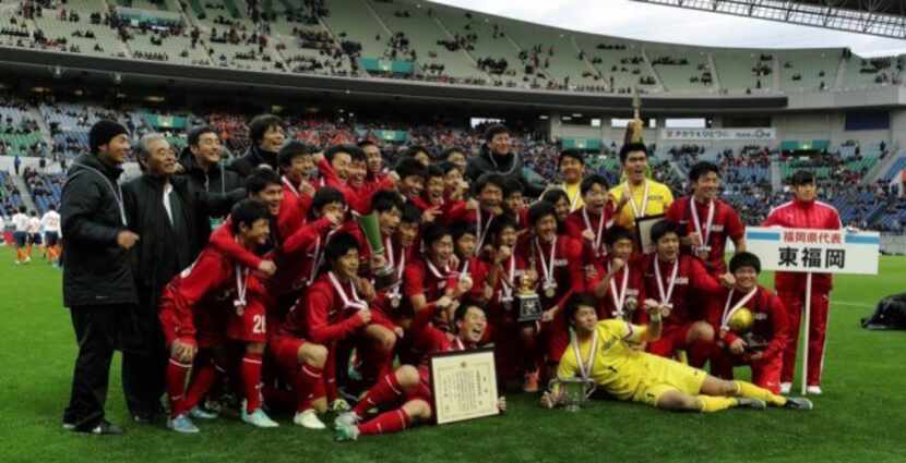 Higashi Fukuoka wins their 3rd All-Japan High School Soccer Tournament.