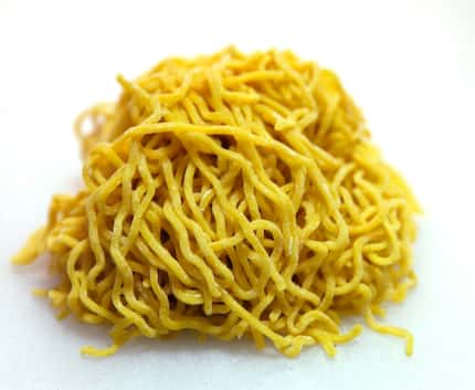 Ramen noodles imported from Japan at Ichigoh Ramen Lounge.