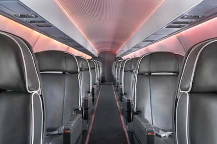 A look inside an Aero jet, a semi-private experience coming to Dallas Love Field. (Photo by...