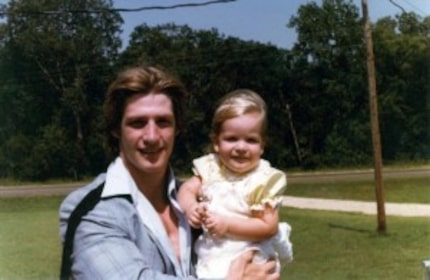  Kristen and her father Kevin, many years ago (Facebook)