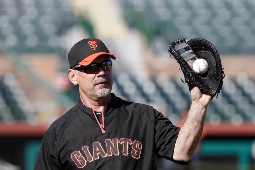 San Francisco Giants manager Bruce Bochy at the team's spring training baseball facility in...