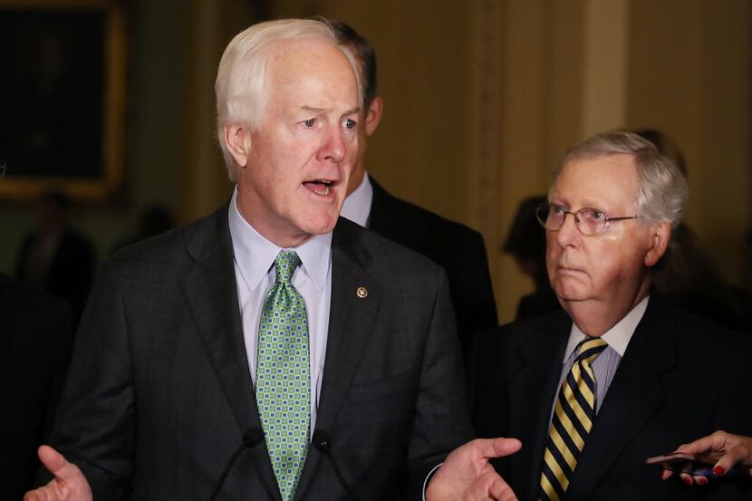 Sen. John Cornyn may see a version of his gun control measure included in a package to be...