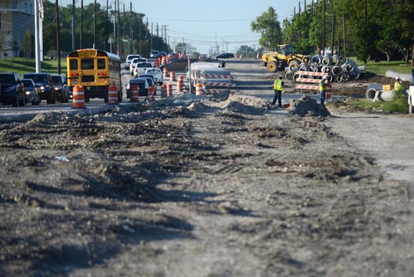 
North Murphy Road is being widened from a two-lane rural road to a six-lane urban divided...