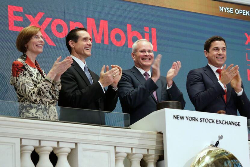 FILE - In this Wednesday, March 1, 2017, file photo, Exxon Mobil Corporation Chairman & CEO...