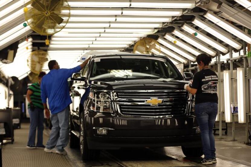 
General Motors’ Arlington plant is its only full-size SUV factory now. The 4,500 workers...