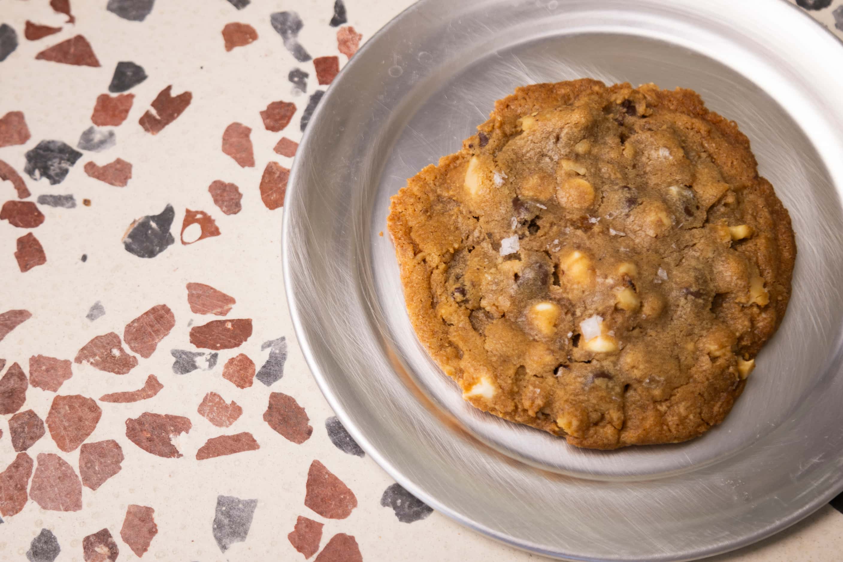 The Brown Butter Chocolate Chip Cookie served at the Wriggly Tin, a new bar near Fair Park,...