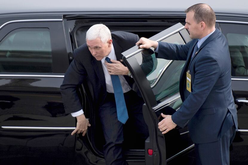 Vice President Mike Pence arrived on Capitol Hill on Tuesday and broke the tie on the Betsy...