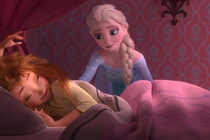 Anna and Elsa in Frozen Fever