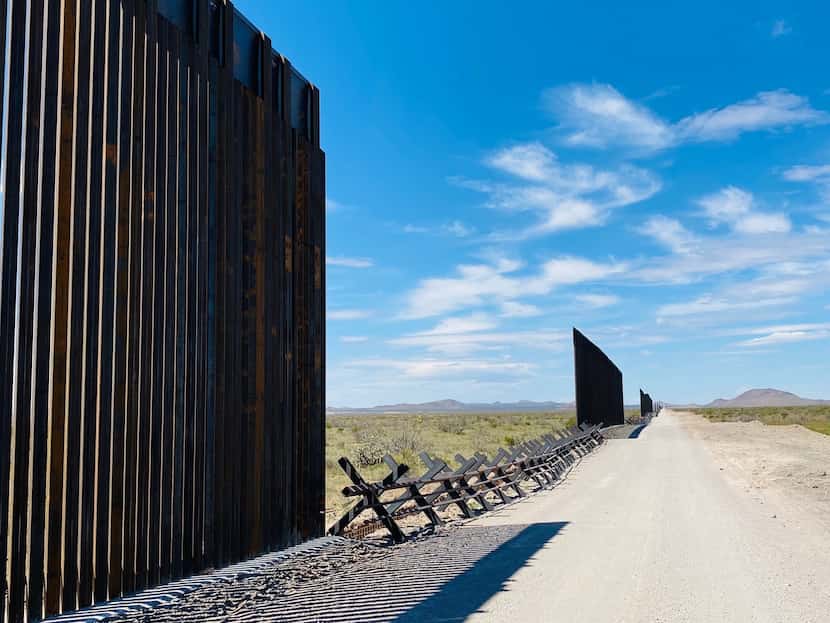 With the pace of border wall construction lagging behind President Donald Trump's goal of...