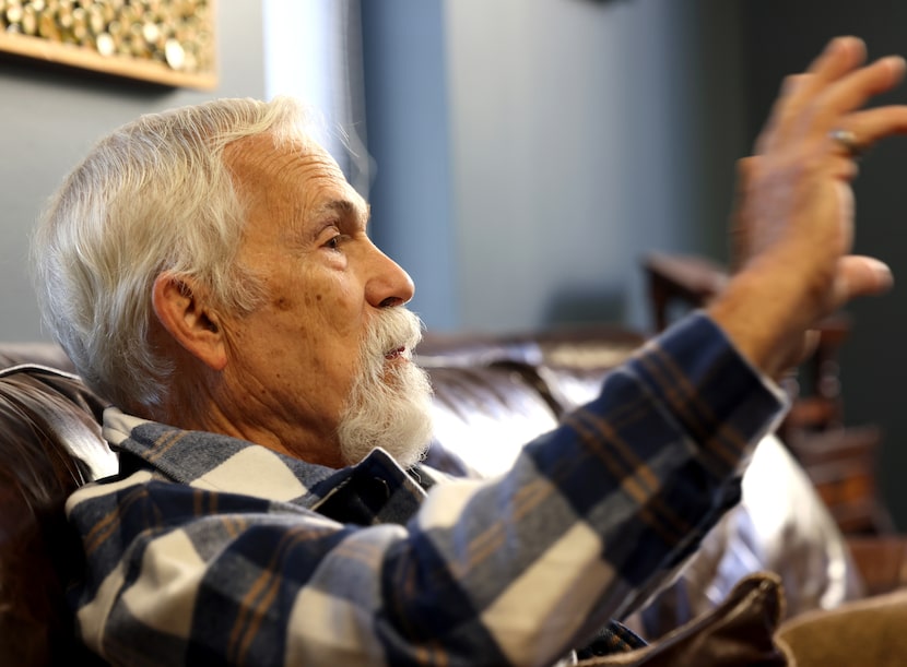 Gary Loper, owner of Loper Pipe Organ Service Co., explains the technical details of the...