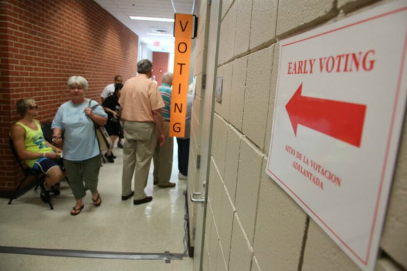  Early voting for the May 24 primary runoff starts Monday and runs all week.
