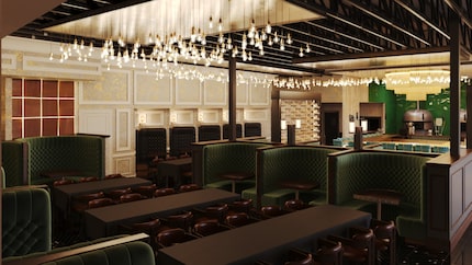 The big restaurant space where Serritella will open in Dallas' Lakewood neighborhood will...