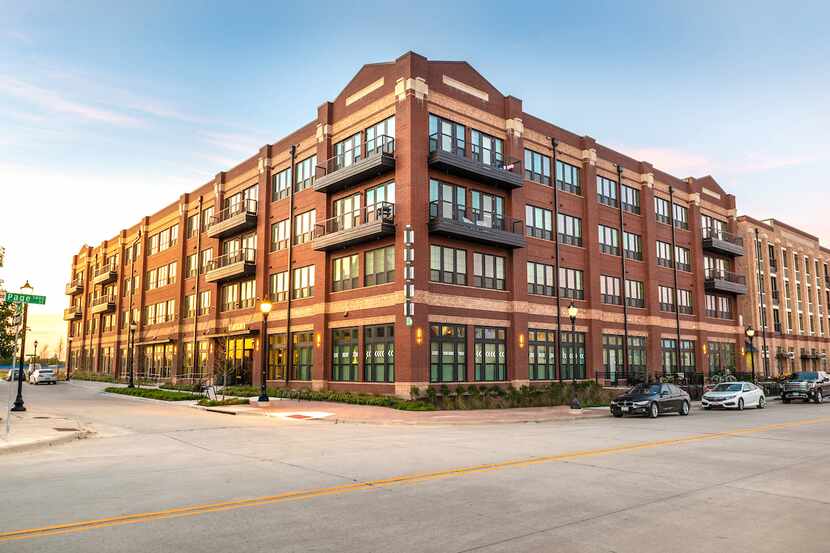 Toll Brothers recently opened the Kilby apartments in the Frisco Square mixed-use development.