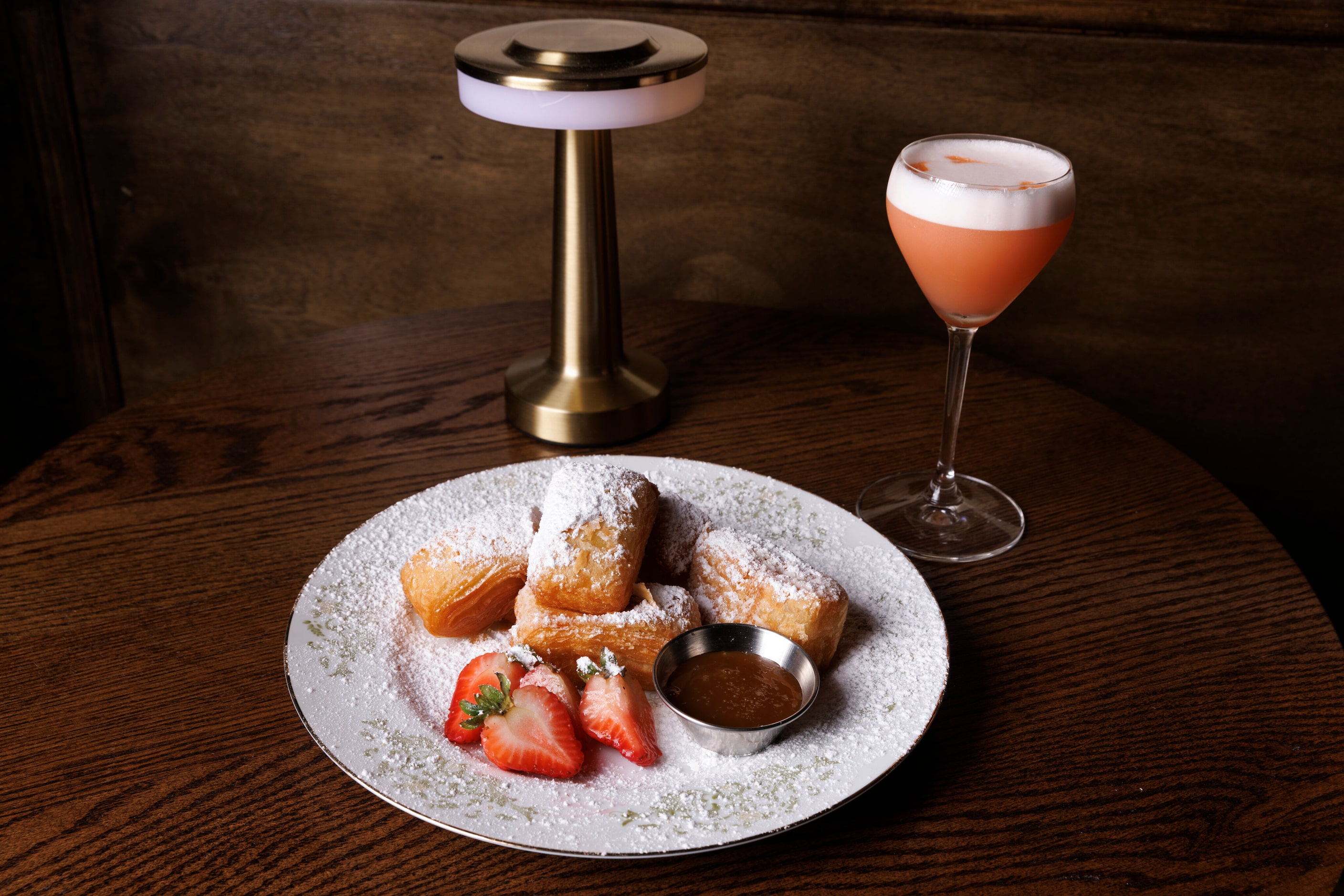 Butter croissant beignets are the one and only dessert at Boxcar, a new bar that opened in...