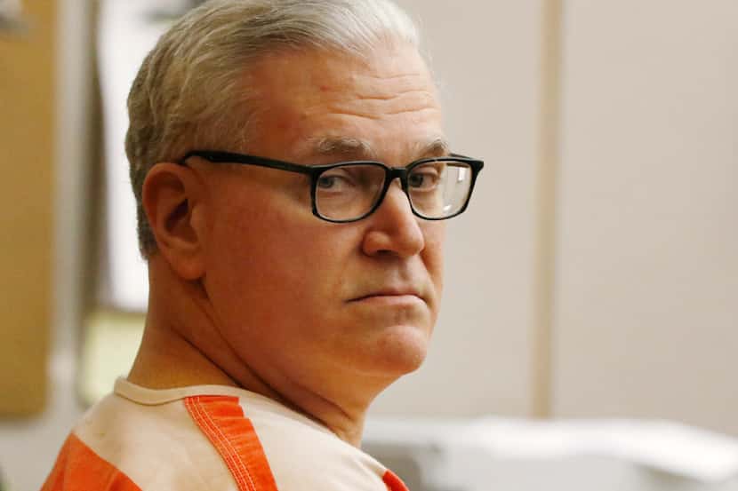 John Battaglia in state District Judge Robert Burns' courtroom for his competency hearing at...
