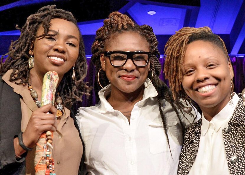 
The co-founders of #BlackLivesMatter are Opal Tometi (left), Alicia Garza and Patrisse...